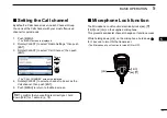 Предварительный просмотр 27 страницы Icom iC-M605 Instruction Manual