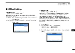 Предварительный просмотр 99 страницы Icom iC-M605 Instruction Manual