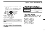 Предварительный просмотр 103 страницы Icom iC-M605 Instruction Manual