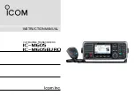 Preview for 1 page of Icom IC-M605E Instruction Manual