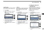 Предварительный просмотр 73 страницы Icom IC-M605E Instruction Manual