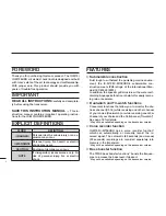 Предварительный просмотр 2 страницы Icom IC-M73 Instruction Manual