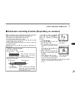 Предварительный просмотр 27 страницы Icom IC-M73 Instruction Manual