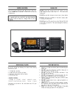 Preview for 2 page of Icom IC-M802 Service Manual