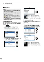 Preview for 62 page of Icom IC-M803 Instruction Manual