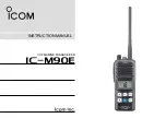 Preview for 1 page of Icom IC-M90E Instruction Manual