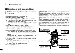 Preview for 14 page of Icom IC-M90E Instruction Manual