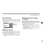 Предварительный просмотр 21 страницы Icom IC-M92D Instruction Manual