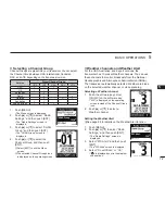 Предварительный просмотр 19 страницы Icom IC-M93D EURO Instruction Manual