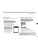 Предварительный просмотр 27 страницы Icom IC-M93D EURO Instruction Manual