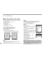 Preview for 42 page of Icom IC-M93D EURO Instruction Manual