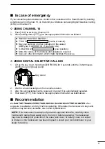 Preview for 3 page of Icom IC-M94DE Instruction Manual