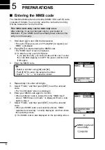 Предварительный просмотр 20 страницы Icom IC-M94DE Instruction Manual