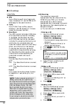 Предварительный просмотр 62 страницы Icom IC-M94DE Instruction Manual