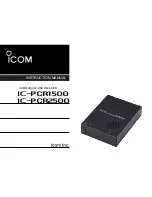 Icom IC-PCR1500 Instruction Manual preview