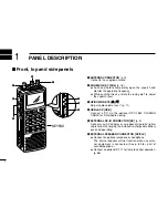 Предварительный просмотр 8 страницы Icom IC-R20 Instruction Manual