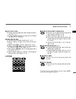 Предварительный просмотр 9 страницы Icom IC-R20 Instruction Manual