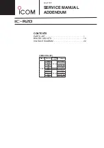 Preview for 20 page of Icom IC-R20 Service Manual