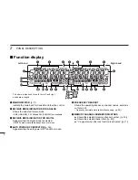 Предварительный просмотр 10 страницы Icom IC-R2500 Instruction Manual