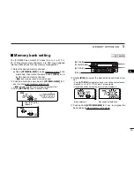 Предварительный просмотр 31 страницы Icom IC-R2500 Instruction Manual