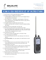 Icom IC-R30 Setup Instructions preview