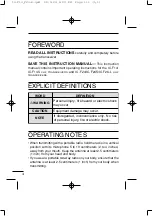 Preview for 4 page of Icom IC-R6 Instruction Manual