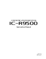 Предварительный просмотр 1 страницы Icom IC-R9500 Instruction Manual