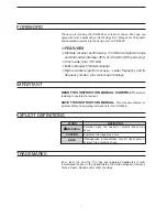 Preview for 2 page of Icom IC-R9500 Instruction Manual