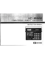 Preview for 1 page of Icom IC-RM2 Instruction Manual