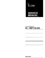 Icom IC-RP1520 Service Manual preview