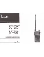 Preview for 3 page of Icom IC-T22A Instruction Manual