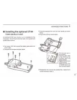 Предварительный просмотр 39 страницы Icom IC-T22A Instruction Manual