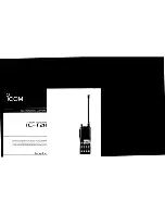 Preview for 1 page of Icom IC-T2H Instruction Manual