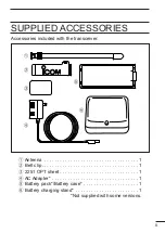 Preview for 3 page of Icom IC-T3H Instruction Manuals