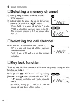 Предварительный просмотр 26 страницы Icom IC-T3H Instruction Manuals