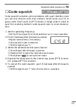 Предварительный просмотр 51 страницы Icom IC-T3H Instruction Manuals