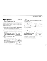 Предварительный просмотр 31 страницы Icom IC-T8A Instruction Manual