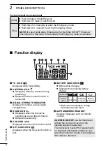 Preview for 8 page of Icom IC-U20SR Basic Manual