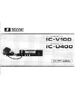 Icom IC-U400 Owner'S Manual preview