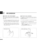 Preview for 4 page of Icom IC-U8 Instruction Manual