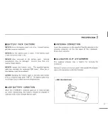 Preview for 5 page of Icom IC-U8 Instruction Manual