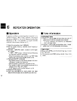 Предварительный просмотр 22 страницы Icom IC-V21AT Instruction Manual