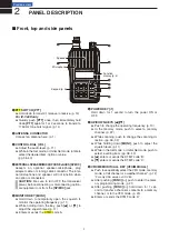 Предварительный просмотр 8 страницы Icom IC-V80 Instruction Manual