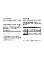 Предварительный просмотр 2 страницы Icom IC-V8000 Instruction Manual