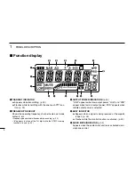 Предварительный просмотр 6 страницы Icom IC-V8000 Instruction Manual