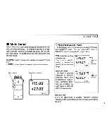 Preview for 13 page of Icom IC-W21A Instruction Manual