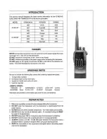 Предварительный просмотр 2 страницы Icom IC-W21AT Service Manual