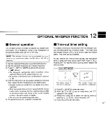 Preview for 37 page of Icom IC-X21AT Instruction Manual