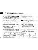 Preview for 36 page of Icom IC-X2A Instruction Manual