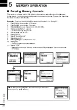 Preview for 36 page of Icom ID-50A Basic Manual